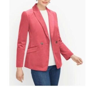 Talbots CLASSIC CORDUROY JACKET in pink